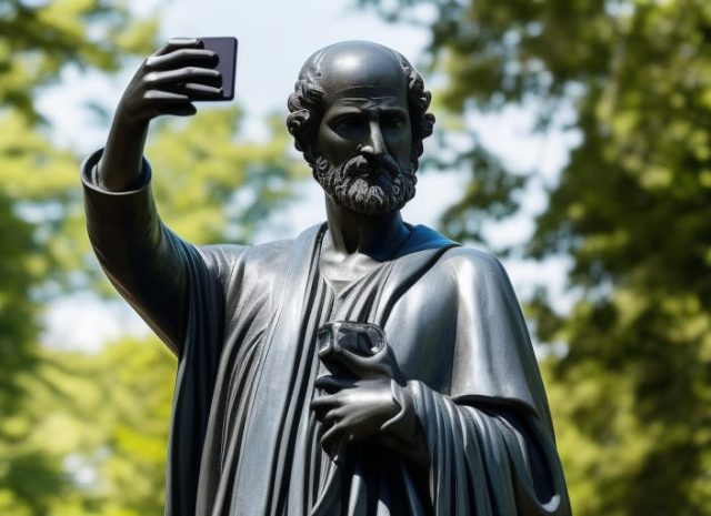 Hippocrates taking a selfie