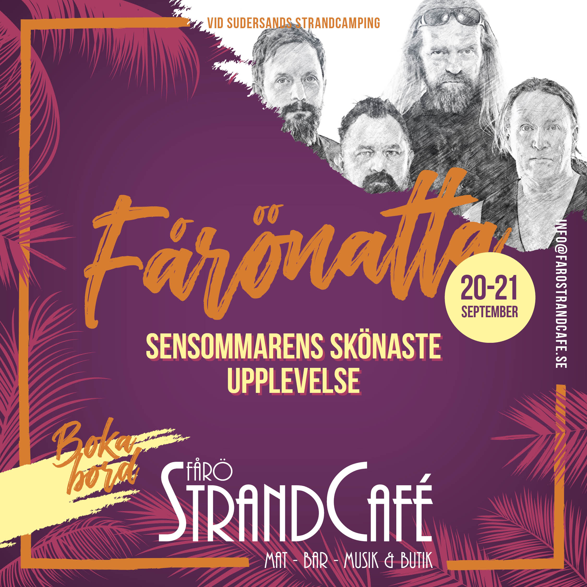 Fårönatta 2021 September Fårö Strandcafé Faro.se