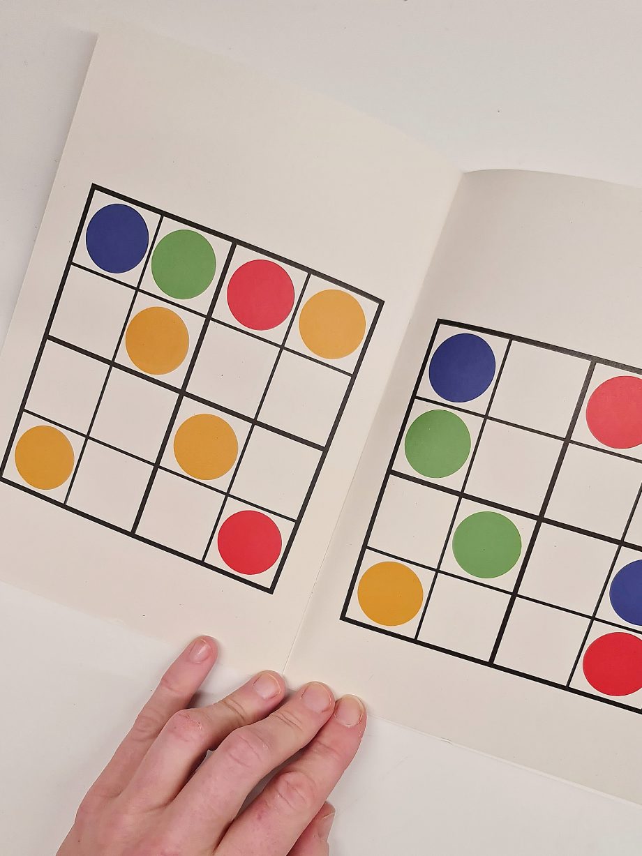 Sjove 4x4 sudoku for nybegyndere. Sudoku med farver