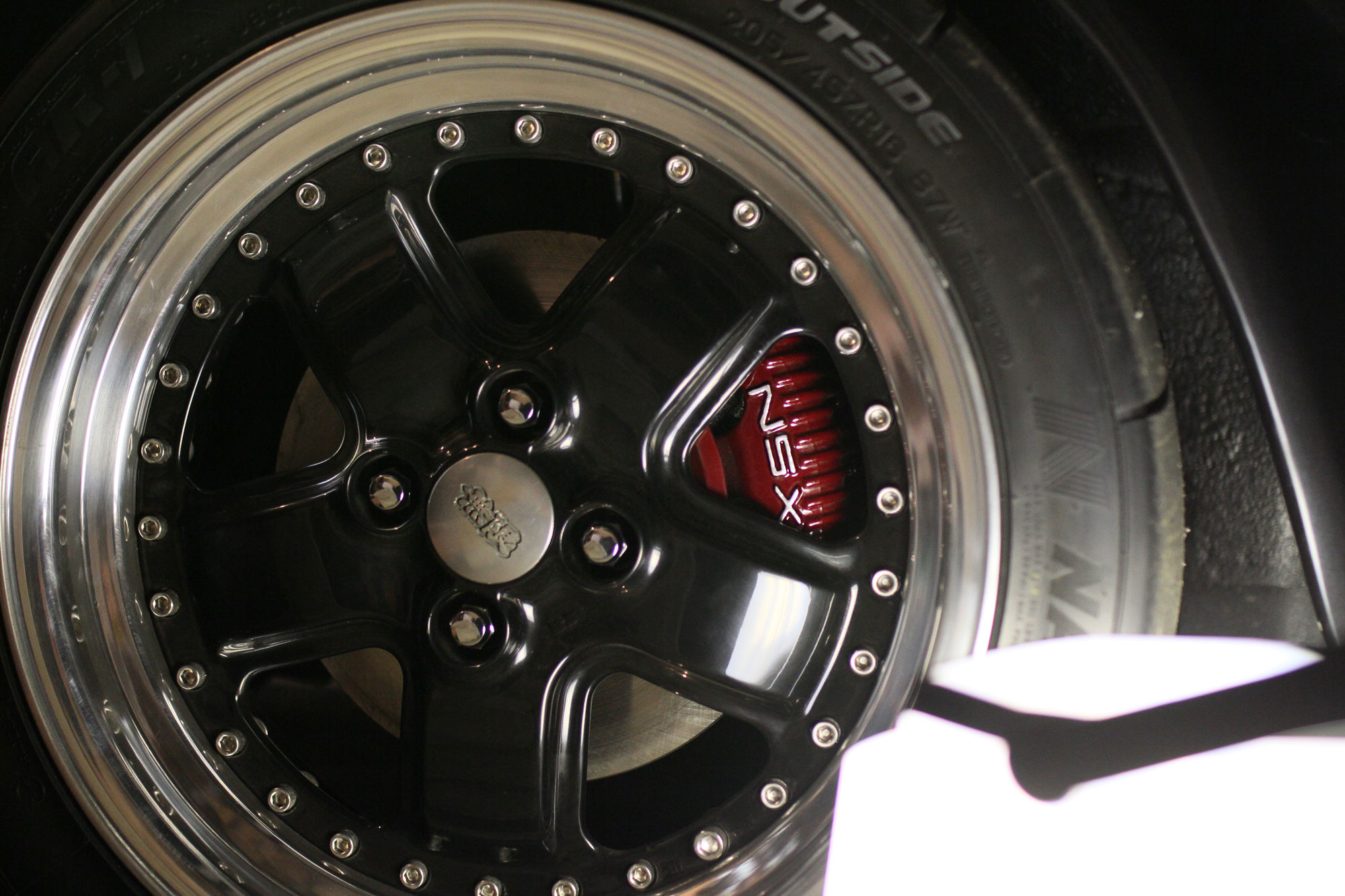 Red break calipers from NSX 