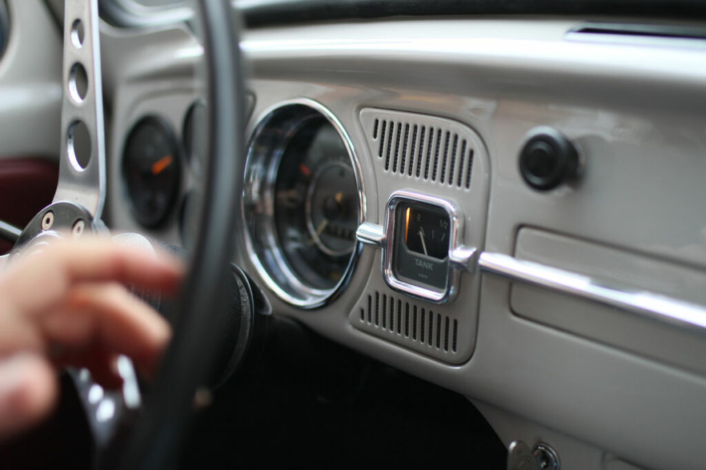 Steering wheel in Mickes Bubbla 1967