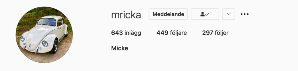 Mickes Bubbla Instagram