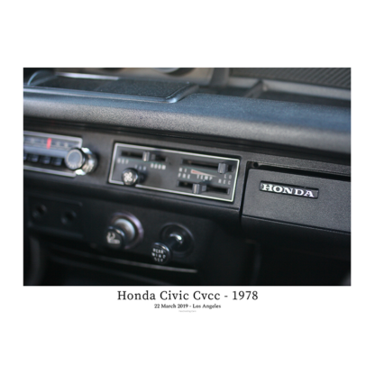 Honda Civic Cvcc - 1978 - Honda dashboard