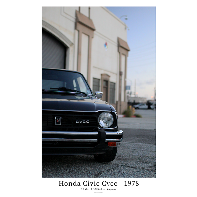 Honda Civic Cvcc - 1978 - LEft headlight