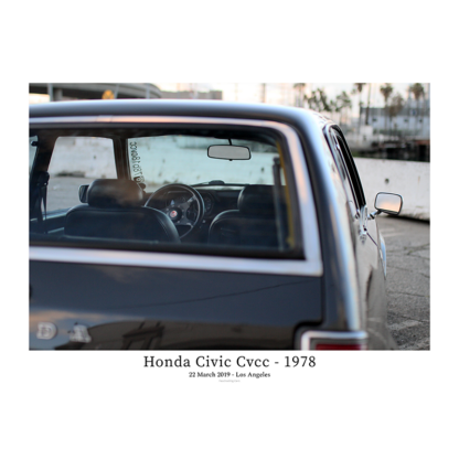 Honda Civic Cvcc - 1978 - Steering wheel from behind