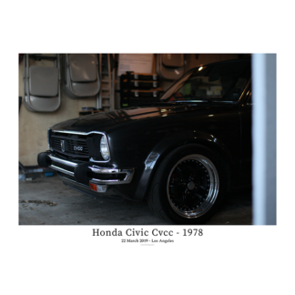 Honda Civic Cvcc - 1978 - Inside garage
