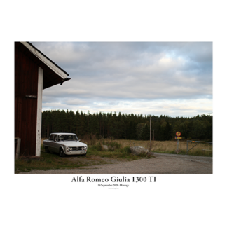 Alfa-Romeo-Giulia-1300-TI-–-Beside-old-house-with-text