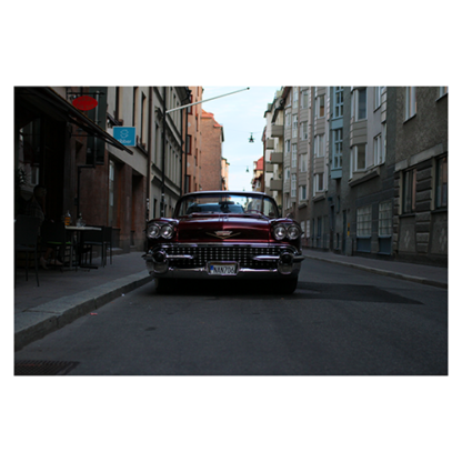 Chevy-Bel-Air-purple-in-alley