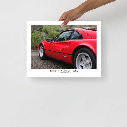 Ferrari-308-GTB-QV-Left-side-from-behind-with-text 30x40