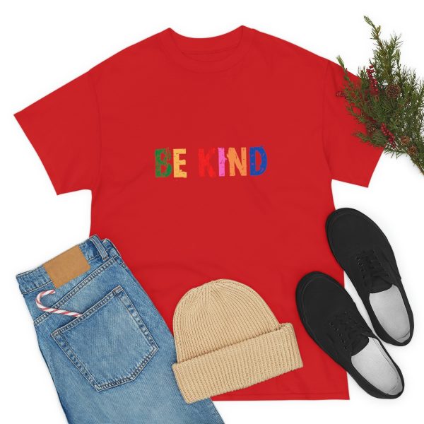 Be kind - Unisex Heavy Cotton Tee - Image 39