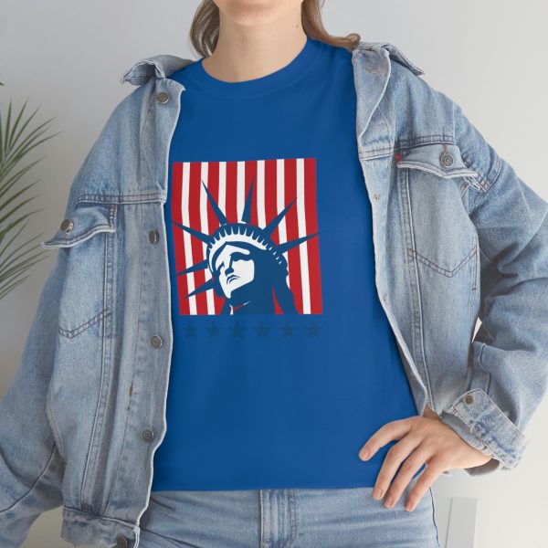 Statue of Liberty - Unisex Heavy Cotton Tee - Image 30