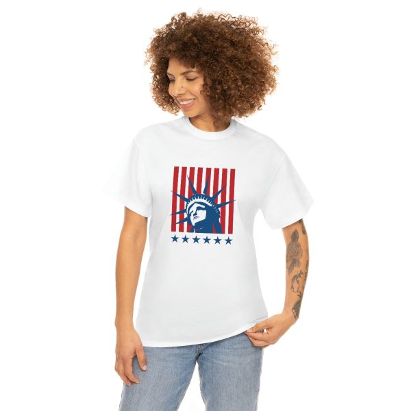 Statue of Liberty - Unisex Heavy Cotton Tee - Image 10