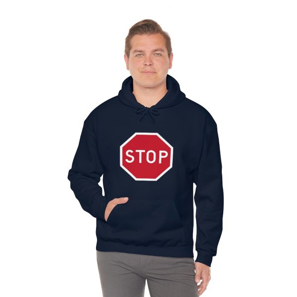 Stop - Unisex Heavy Blend™ Hooded Sweatshirt - Image 29