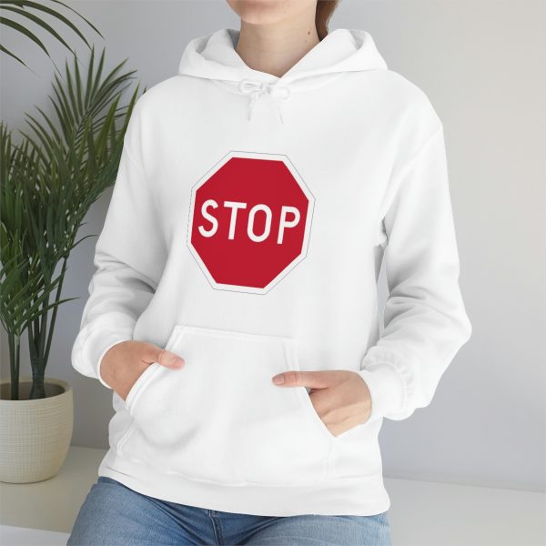 Stop - Unisex Heavy Blend™ Hooded Sweatshirt - Image 14