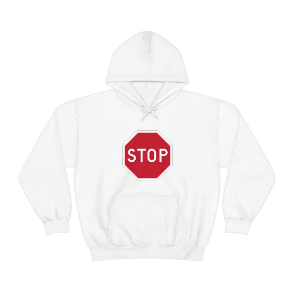 Stop - Unisex Heavy Blend™ Hooded Sweatshirt - Image 9