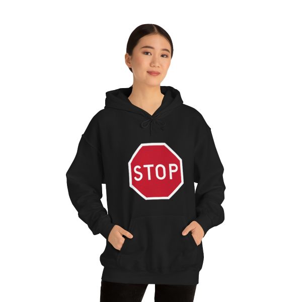 Stop - Unisex Heavy Blend™ Hooded Sweatshirt - Image 18