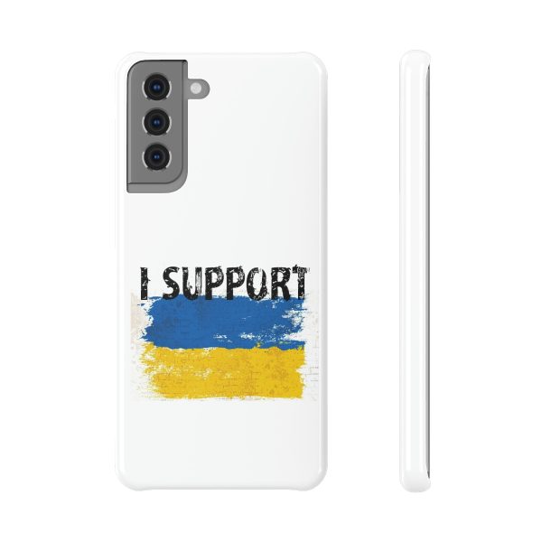 I Support Ukraine - Slim Snap Case - Samsung Galaxy S21 – Samsung Galaxy S21 Ultra