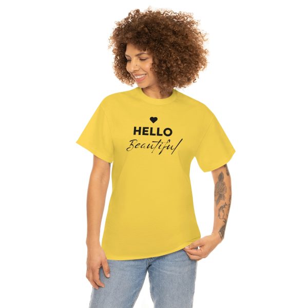 Hello Beautiful - Unisex Heavy Cotton Tee - Image 18