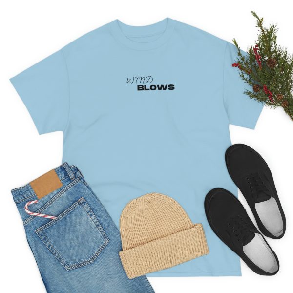 Wind Blows - Unisex Heavy Cotton Tee - Image 31