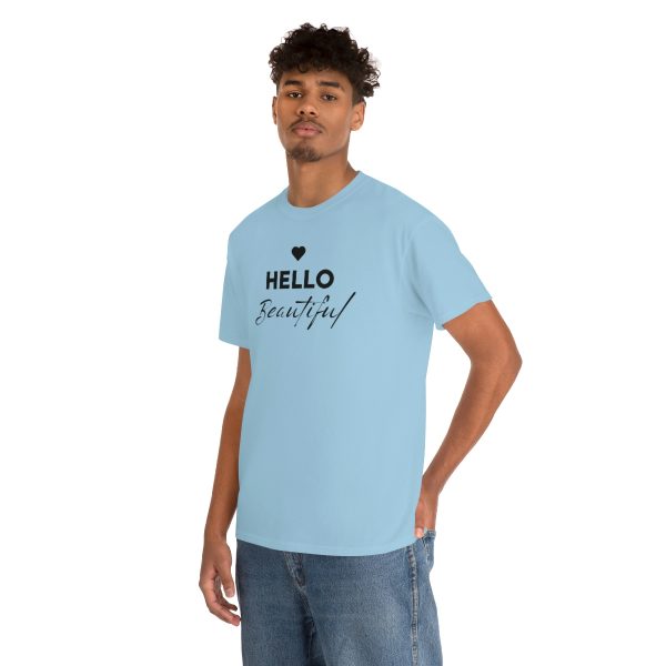 Hello Beautiful - Unisex Heavy Cotton Tee - Image 29