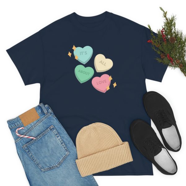 It´s all about Love - Unisex Heavy Cotton Tee - Image 31