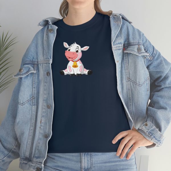 Cow - Unisex Heavy Cotton Tee - Image 6