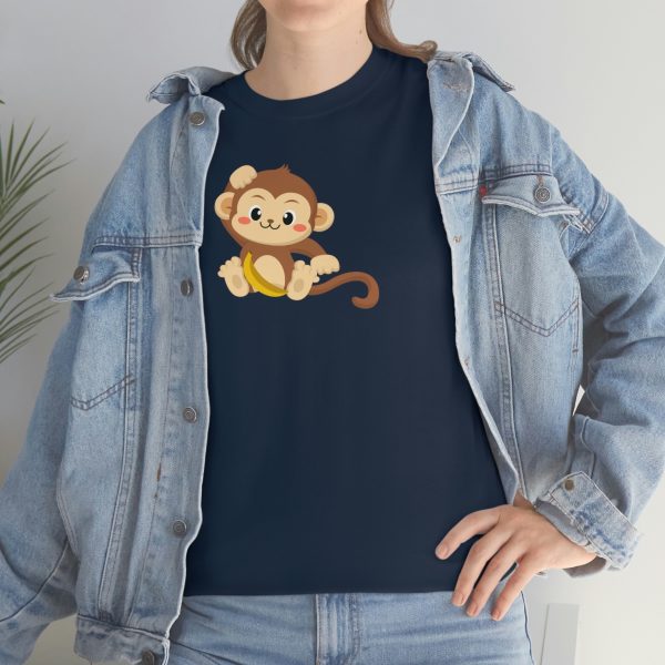 Monkey - Unisex Heavy Cotton Tee - Image 6