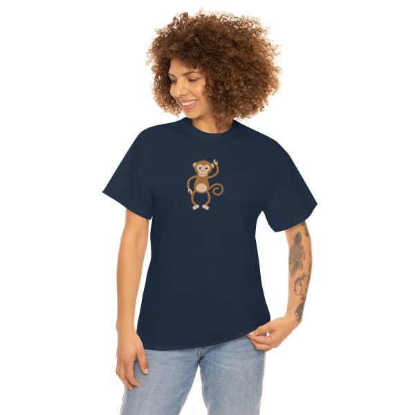 Monkey - Unisex Heavy Cotton Tee - Image 3