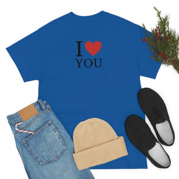 I Love You - Unisex Heavy Cotton Tee - Image 47