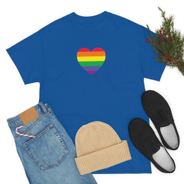 Pride Heart - Unisex Heavy Cotton Tee - Image 47