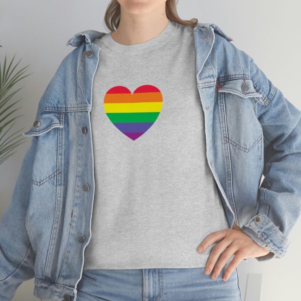 Pride Heart - Unisex Heavy Cotton Tee - Image 22