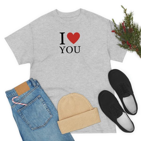 I Love You - Unisex Heavy Cotton Tee - Image 15