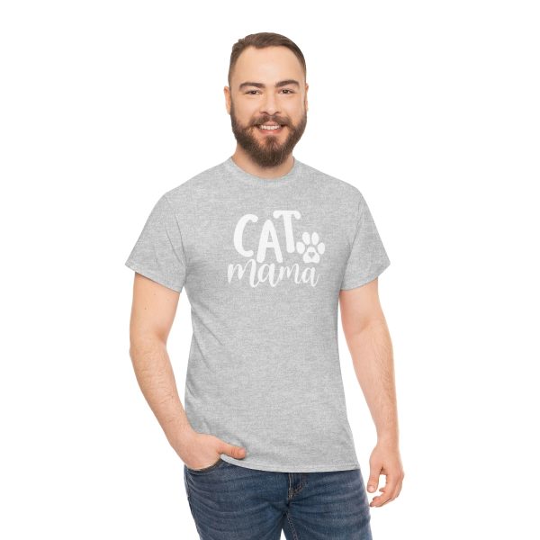 Cat mama - Unisex Heavy Cotton Tee - Image 20