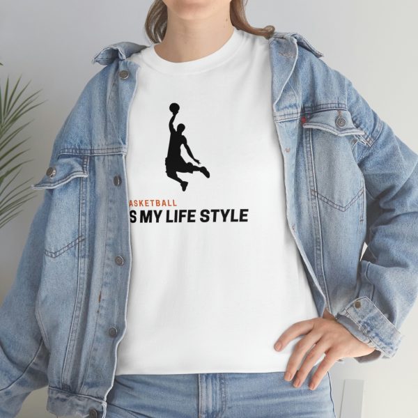 Basket is my life style - Unisex Heavy Cotton Tee - Image 14