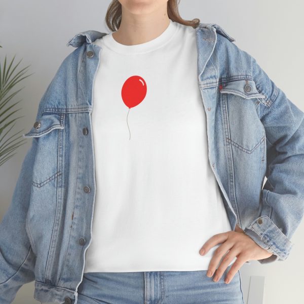 Red Balloon - Unisex Heavy Cotton Tee - Image 14