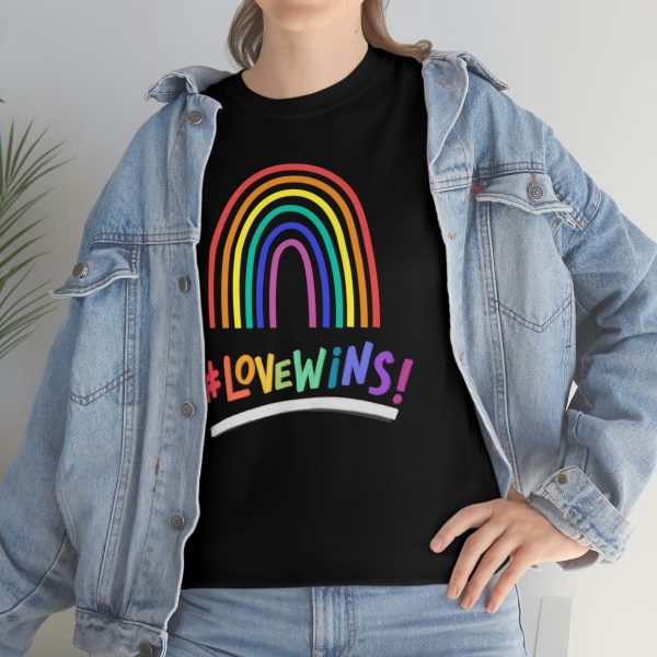 Lovewins! - Unisex Heavy Cotton Tee - Image 6