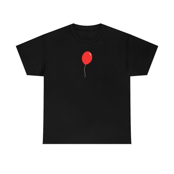 Red Balloon - Unisex Heavy Cotton Tee - Image 2