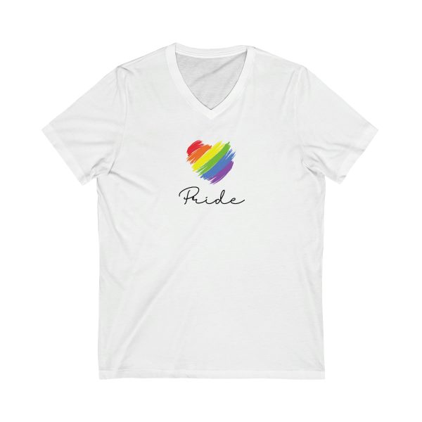 Pride - Unisex Jersey Short Sleeve V-Neck Tee