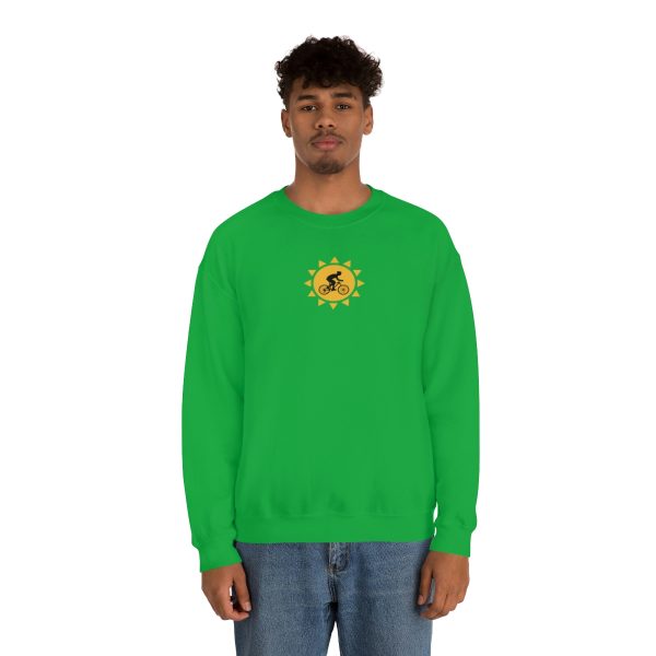 Biker and sun - Unisex Heavy Blend™ Crewneck Sweatshirt - Image 35