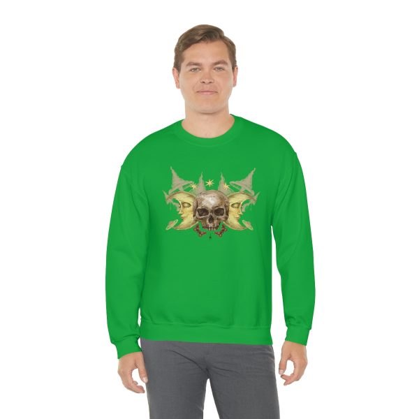 Moon and Skull - Unisex Heavy Blend™ Crewneck Sweatshirt - Image 28