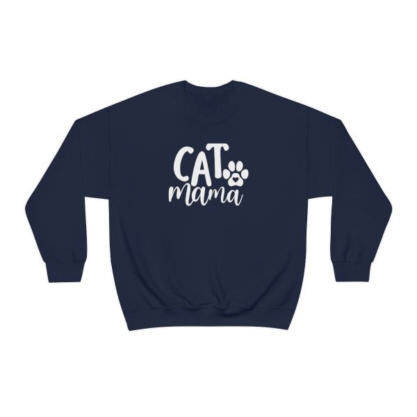 Cat mama - Unisex Heavy Blend™ Crewneck Sweatshirt - Image 2