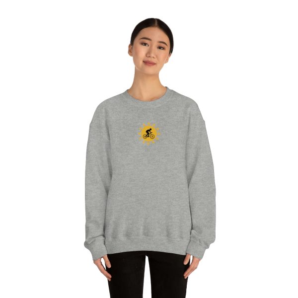 Biker and sun - Unisex Heavy Blend™ Crewneck Sweatshirt - Image 26