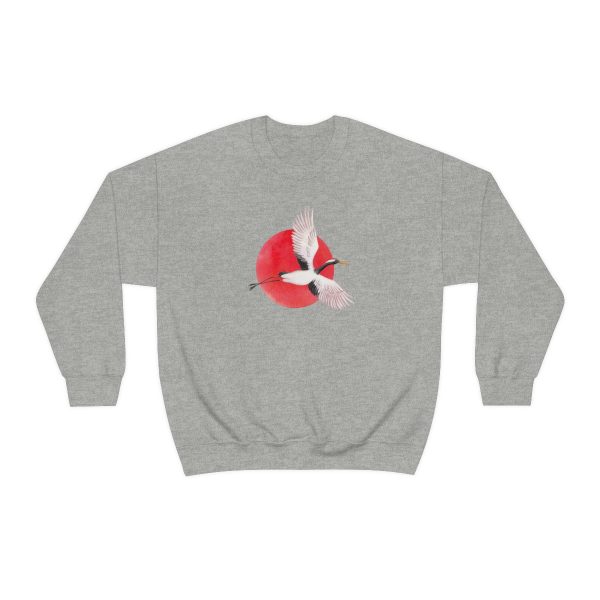 Crane bird - Unisex Heavy Blend™ Crewneck Sweatshirt - Image 17