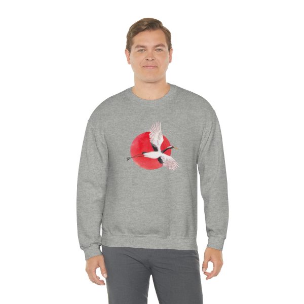 Crane bird - Unisex Heavy Blend™ Crewneck Sweatshirt - Image 20