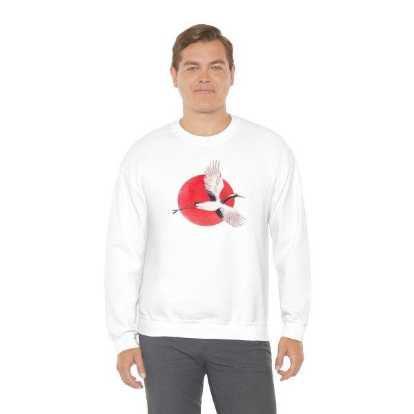 Crane bird - Unisex Heavy Blend™ Crewneck Sweatshirt - Image 12