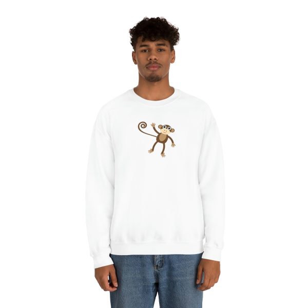 Monkey - Unisex Heavy Blend™ Crewneck Sweatshirt - Image 11