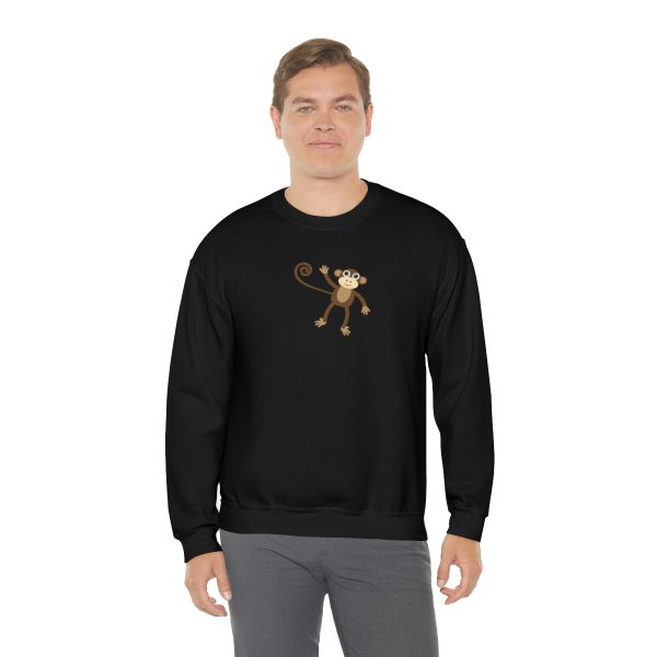 Monkey - Unisex Heavy Blend™ Crewneck Sweatshirt