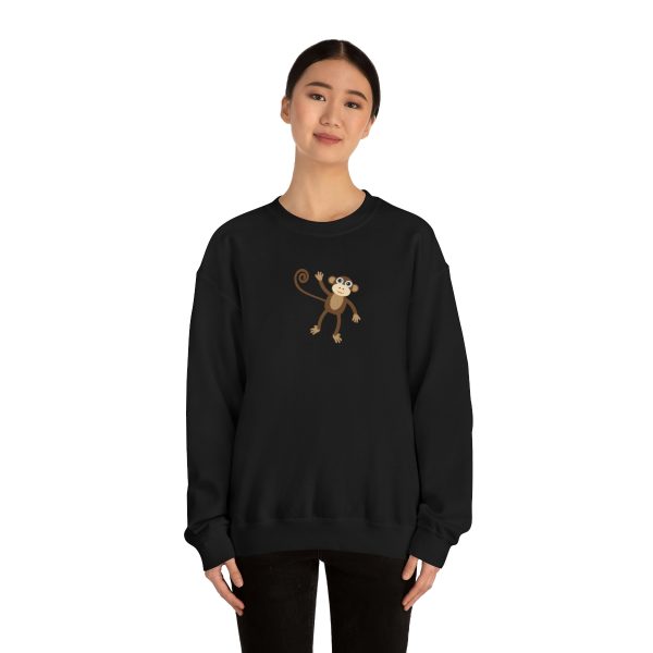 Monkey - Unisex Heavy Blend™ Crewneck Sweatshirt - Image 3