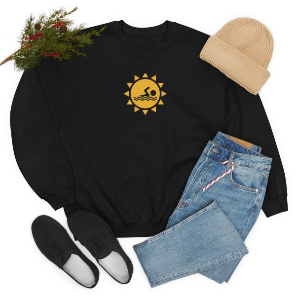 Swimmer and sun - Unisex Heavy Blend™ Crewneck Sweatshirt - Image 23