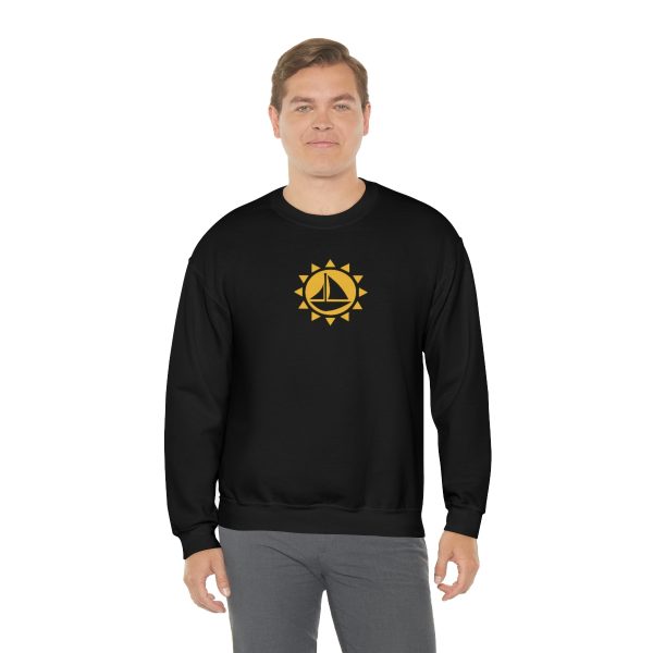 Sailboat and sun - Unisex Heavy Blend™ Crewneck Sweatshirt - Image 20